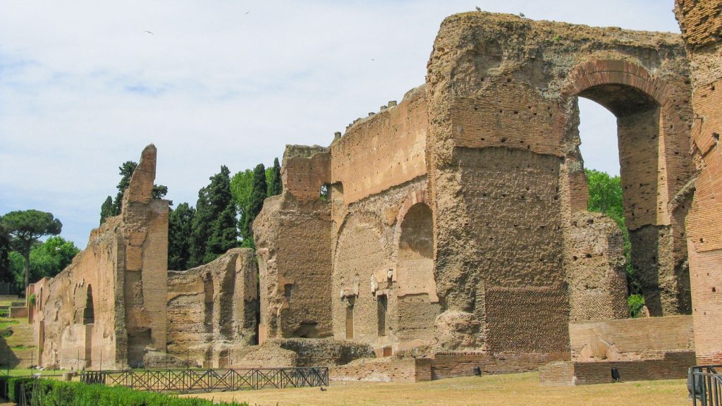 Ruine du mausolée d'Auguste à Rome, en Italie 